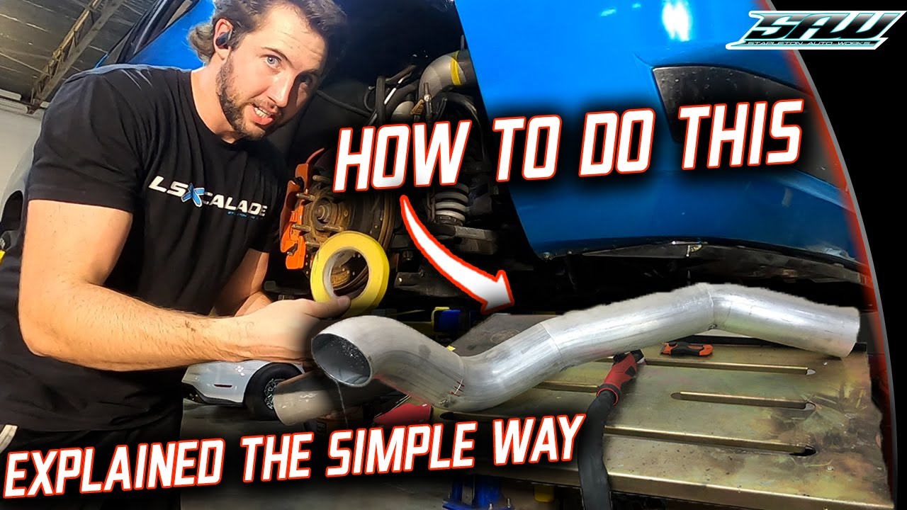 Tube Fabrication For Dummies: LSXcalade Gets New Exhaust! (Tricks I Use to Learn)