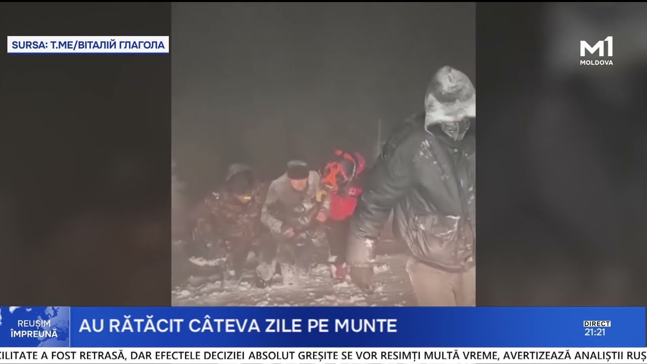Doi ucraineni, salvați din Munții Maramureșului după ce au rătăcit zile întregi prin nămeți