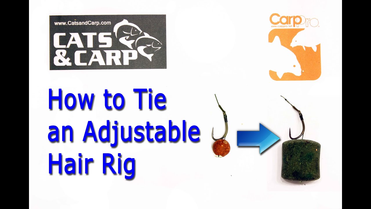 How to Tie an Adjustable Hair Rig: Easily Fits any Sized Bait.