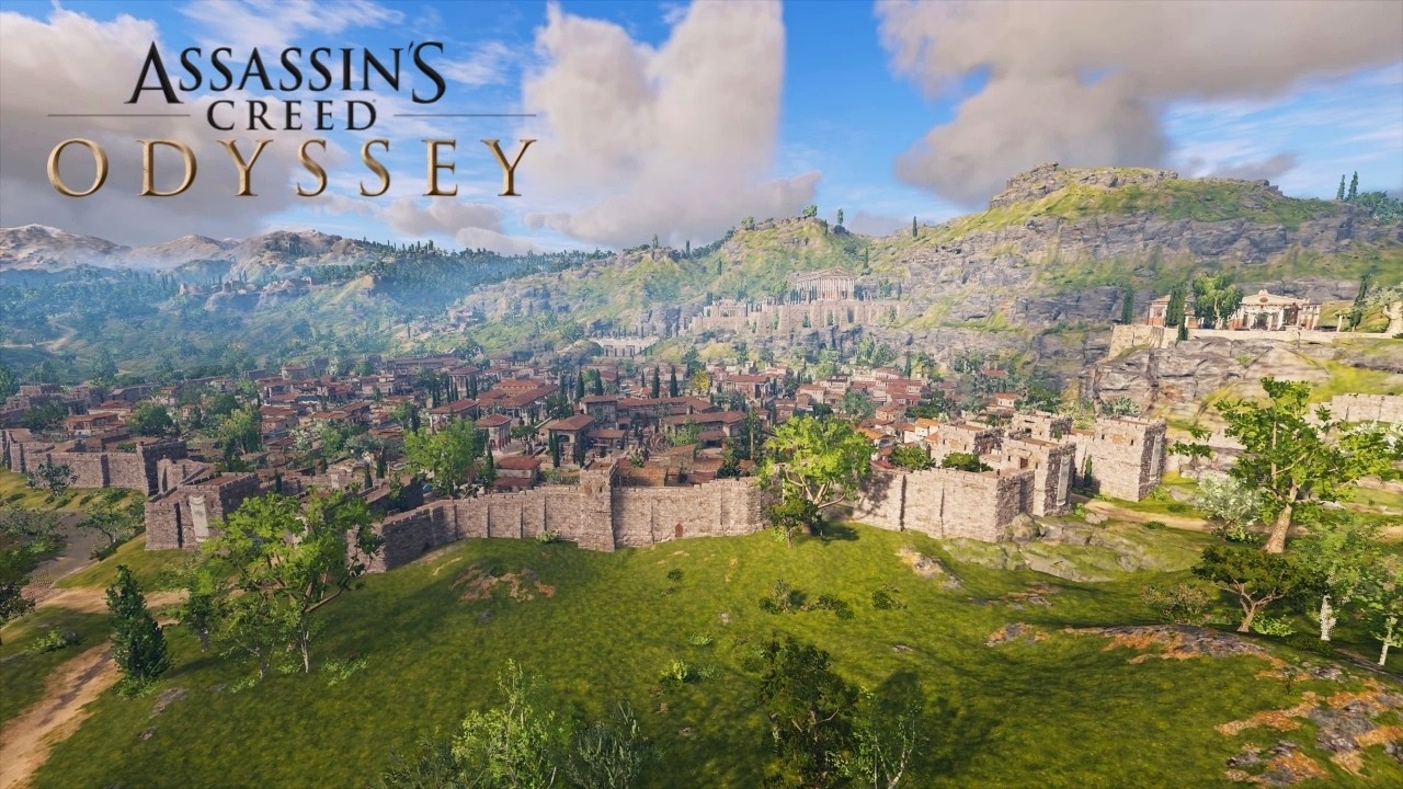 Walking Tour in ARGOS - Ancient Greece [ Assassin's Creed Odyssey ]