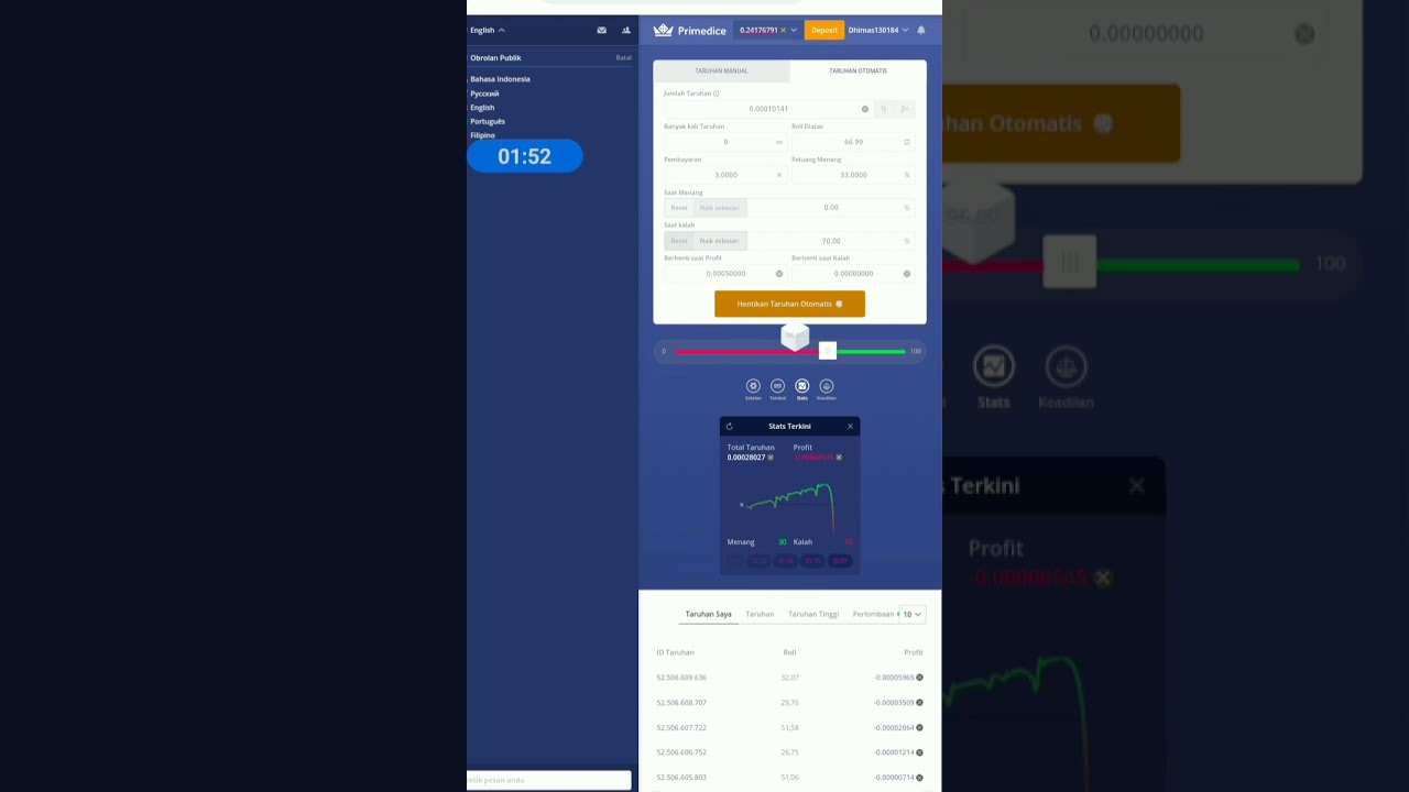 100 work always win bitcoin dice game strategy