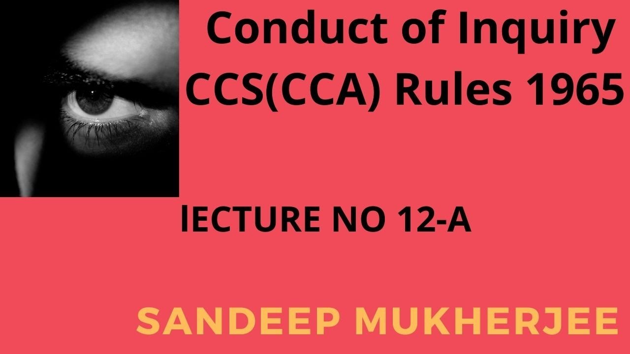 Lecture-12-A: Conduct of inquiry