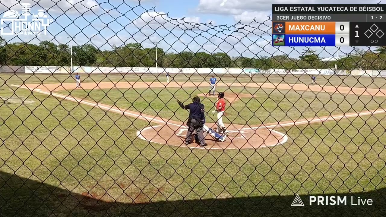 3cer juego DECISIVO Salvajes de HUNUCMA 🆚 Tigres de Maxcanu liga estatal yucateca de béisbol 