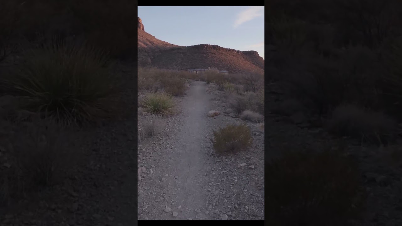 Trail to the foreman&rsquo;s house at Homer Wilson Ranch Big Bend National Park #shorts #ranch #farm