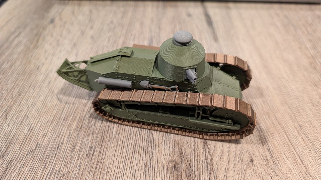 The WW1 Renault FT17 – The Tank That Started It All (3D Print and Build)