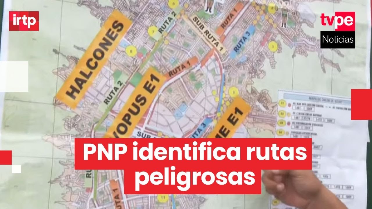 PNP presenta corredores seguros y rutas de alto riesgo para transporte público en SJM