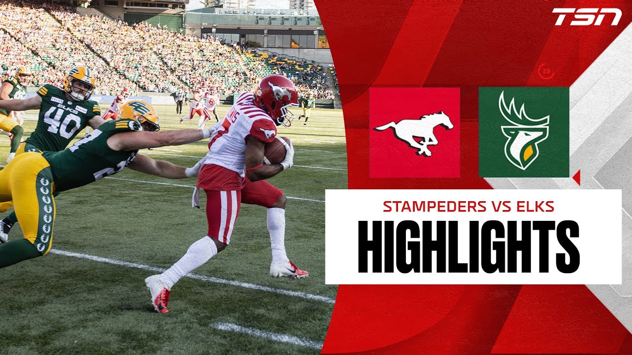 CFL HIGHLIGHTS WEEK 14: Elks vs. Stampeders
