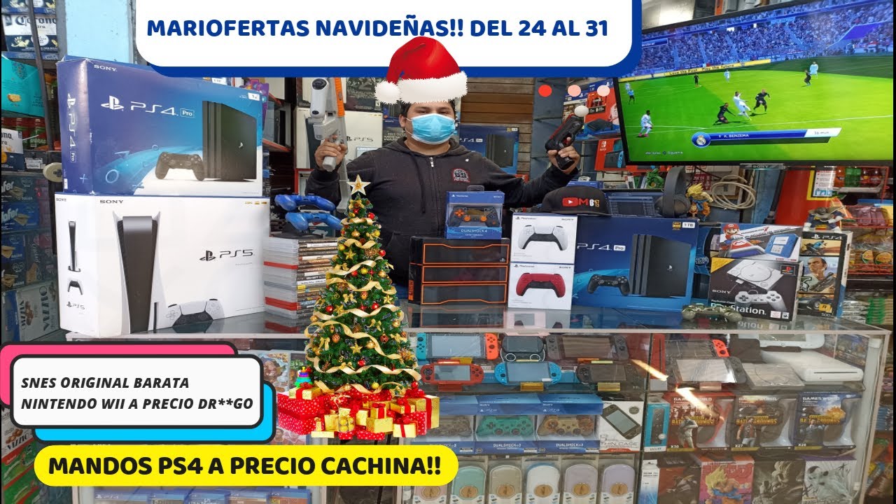 MARIOFERTAS NAVIDEÑAS EN TIENDA DE VIDEOJUEGOS THAIS KAKAROTO EN MALVINAS - PRECIOS DICIEMBRE 2021