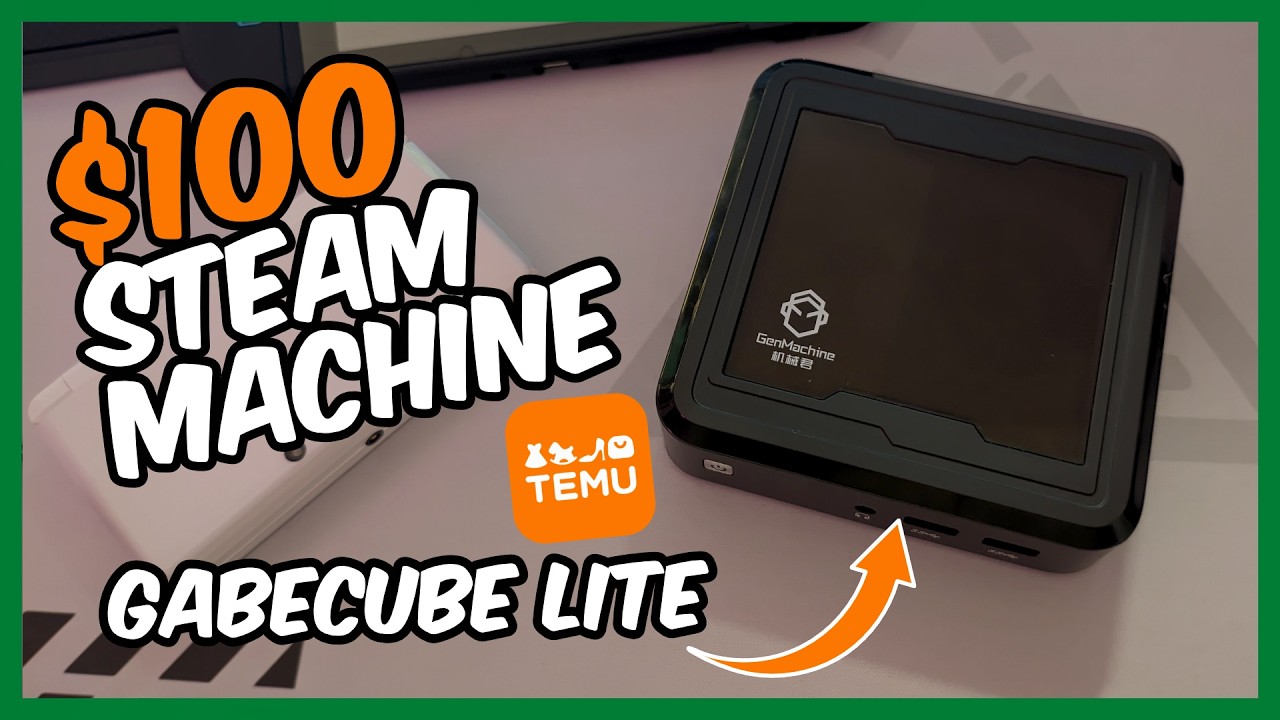 GabeCube будет дорогим устройством, поэтому я купил Steam Machine у ​​Temu.