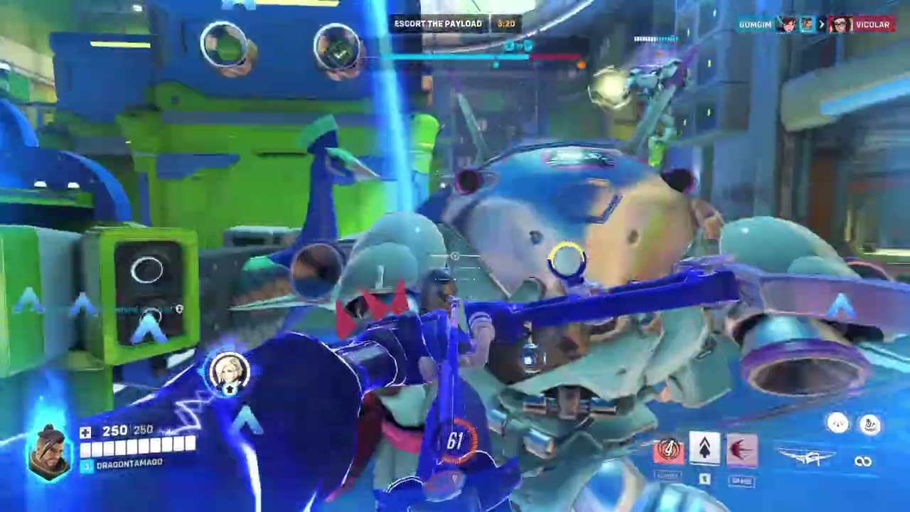 Overwatch2: Hanzo gameplay Paraiso (no commentary)