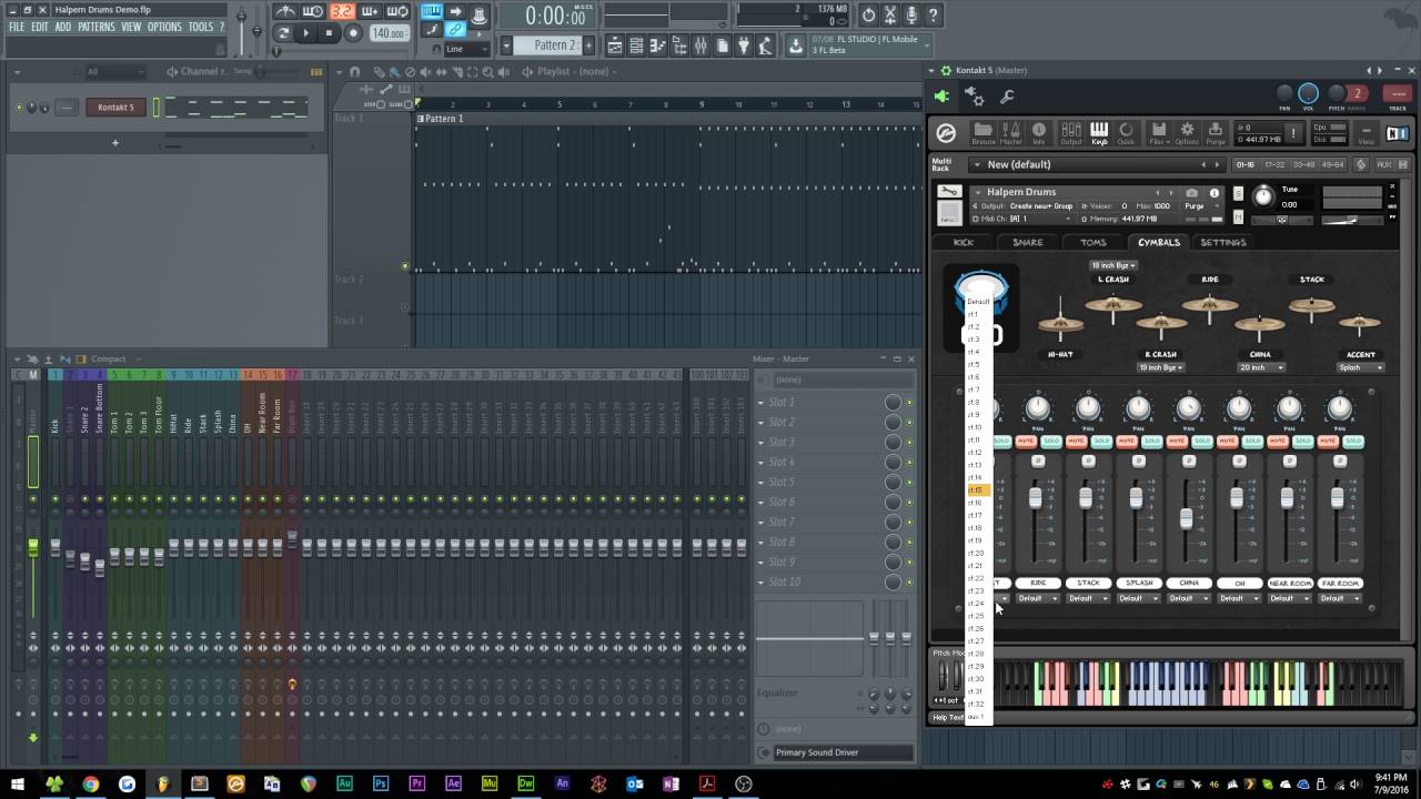 Routing GetGood Drums in FL Studio