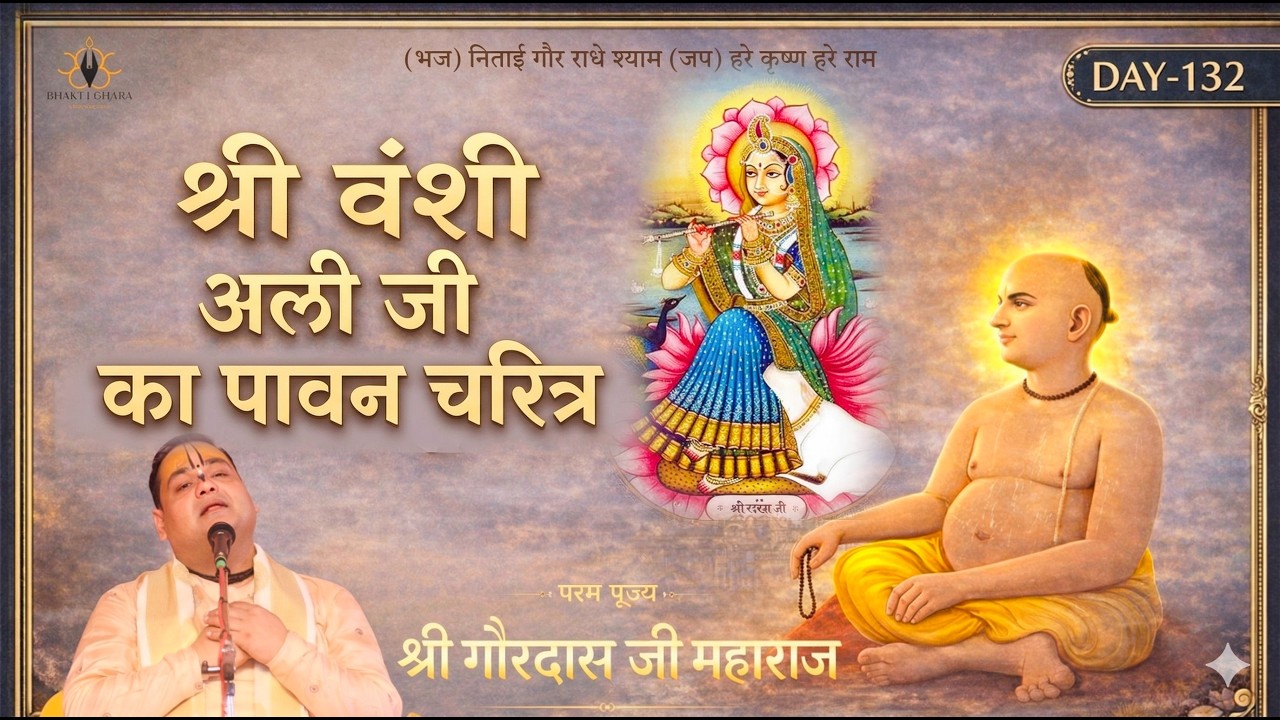 Live Day -132 | श्रीजी की वंशी के अवतार | श्री वंशी अली जी का चरित्र