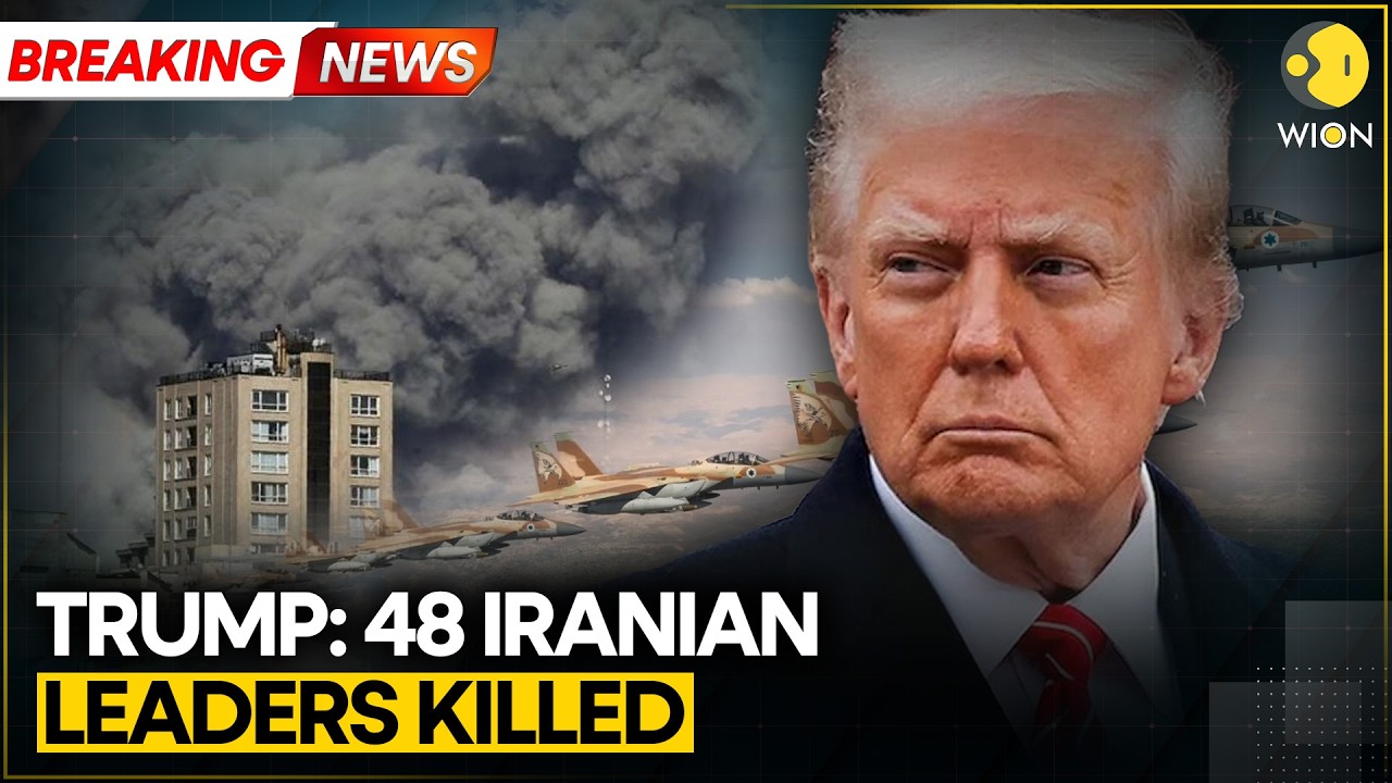 US-Iran War: U.S. President Donald Trump Says 48 Iranian Leaders Killed  | WION BREAKING