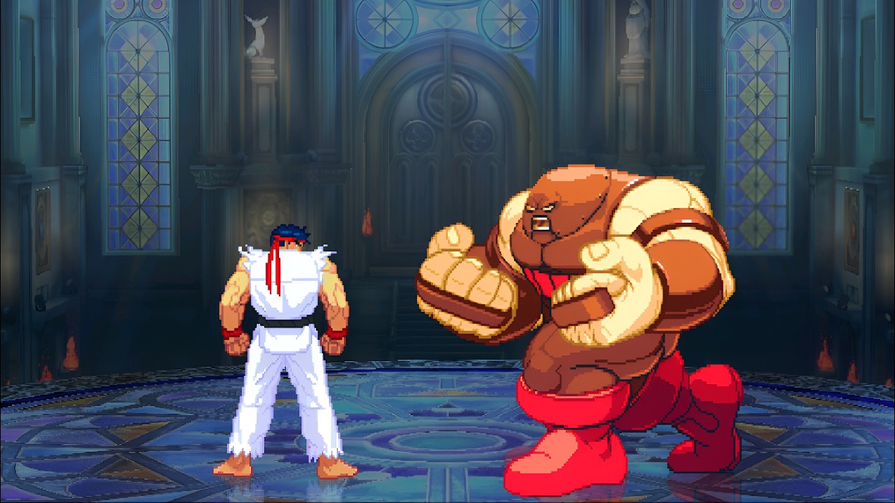 RYU vs JUGGERNAUT -The most epic fight❗⚡