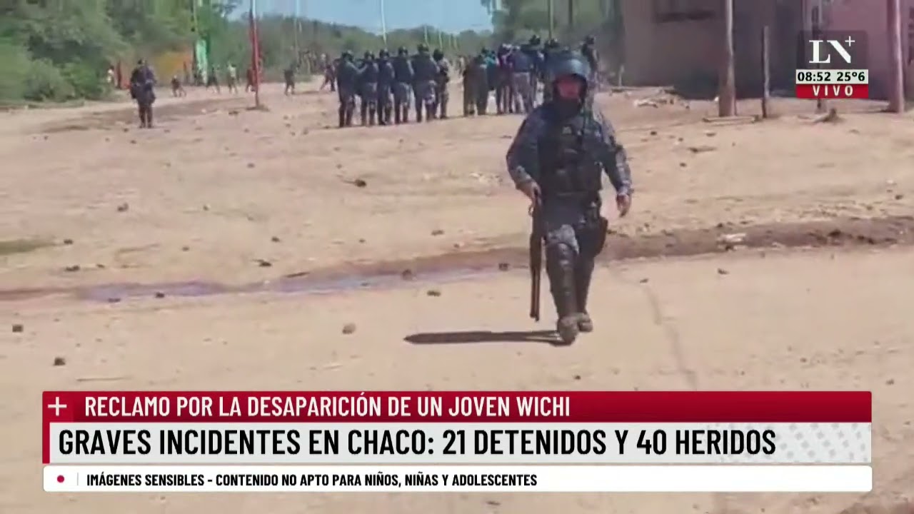Graves incidentes en Chaco: funcionarios provinciales se acercador al lugar