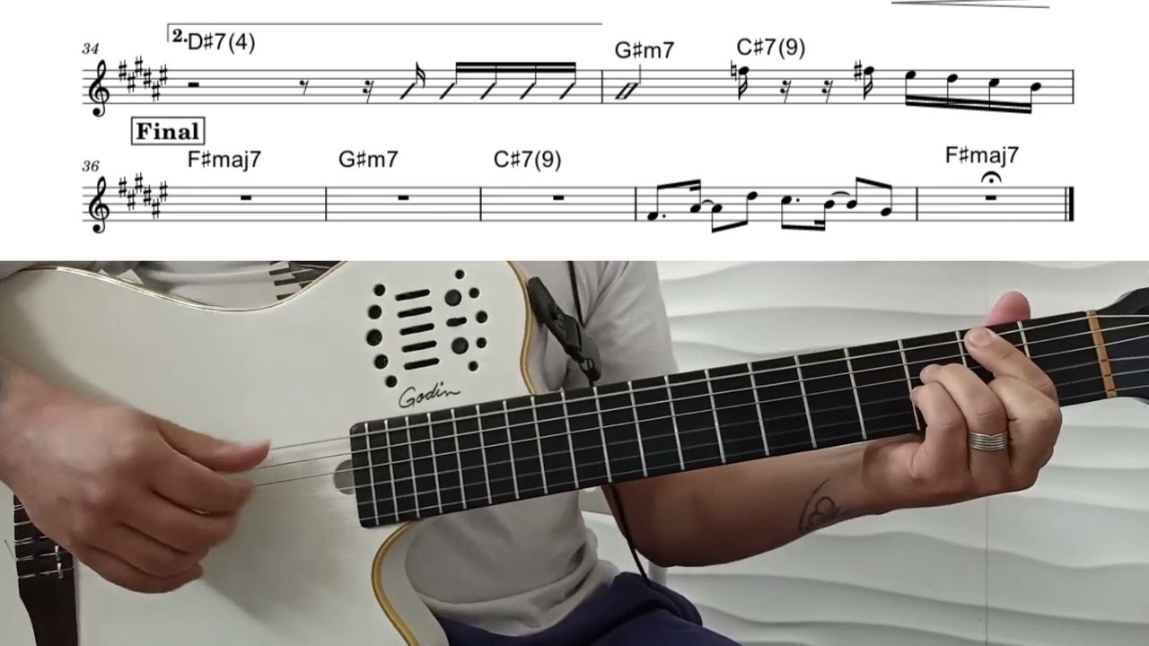 ANDRÉ OLIVEIRA - CORAÇÃO PARTIDO - MENOS É MAIS - PARTITURA - CIFRAS - (TUTORIAL da intro no final )