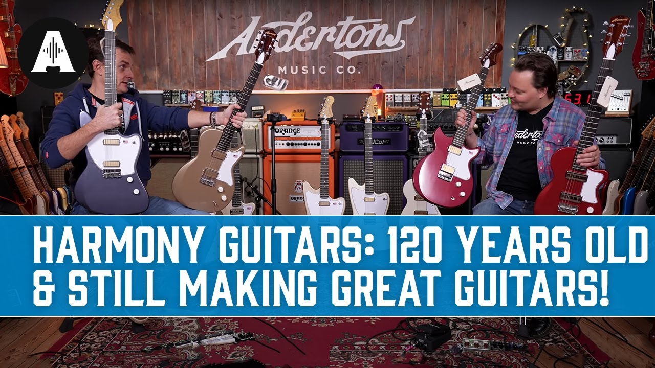 Harmony Guitars Return to Andertons! - Vintage Style Alternatives made in the USA!