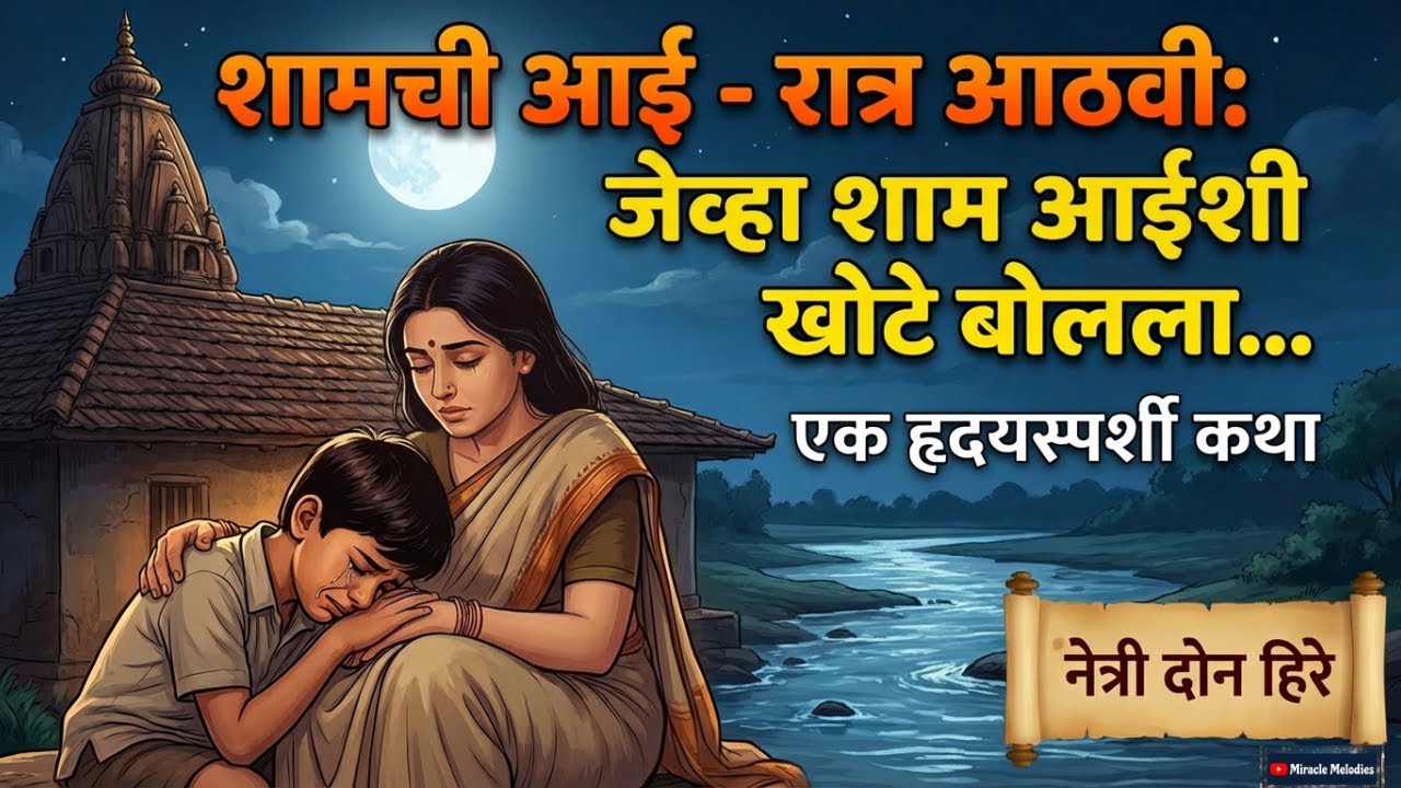 श्यामची आई - रात्र आठवी | जेव्हा श्याम खोटे बोलला | सत्याचा आणि पश्चात्तापाचा धडा
