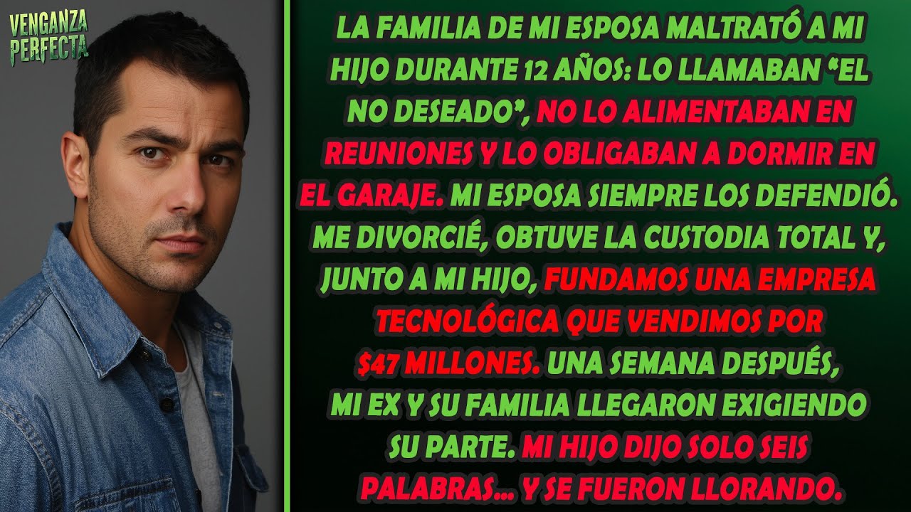 La familia de mi esposa trató a mi hijo como basura por 12 años. Pero después del divorcio ...
