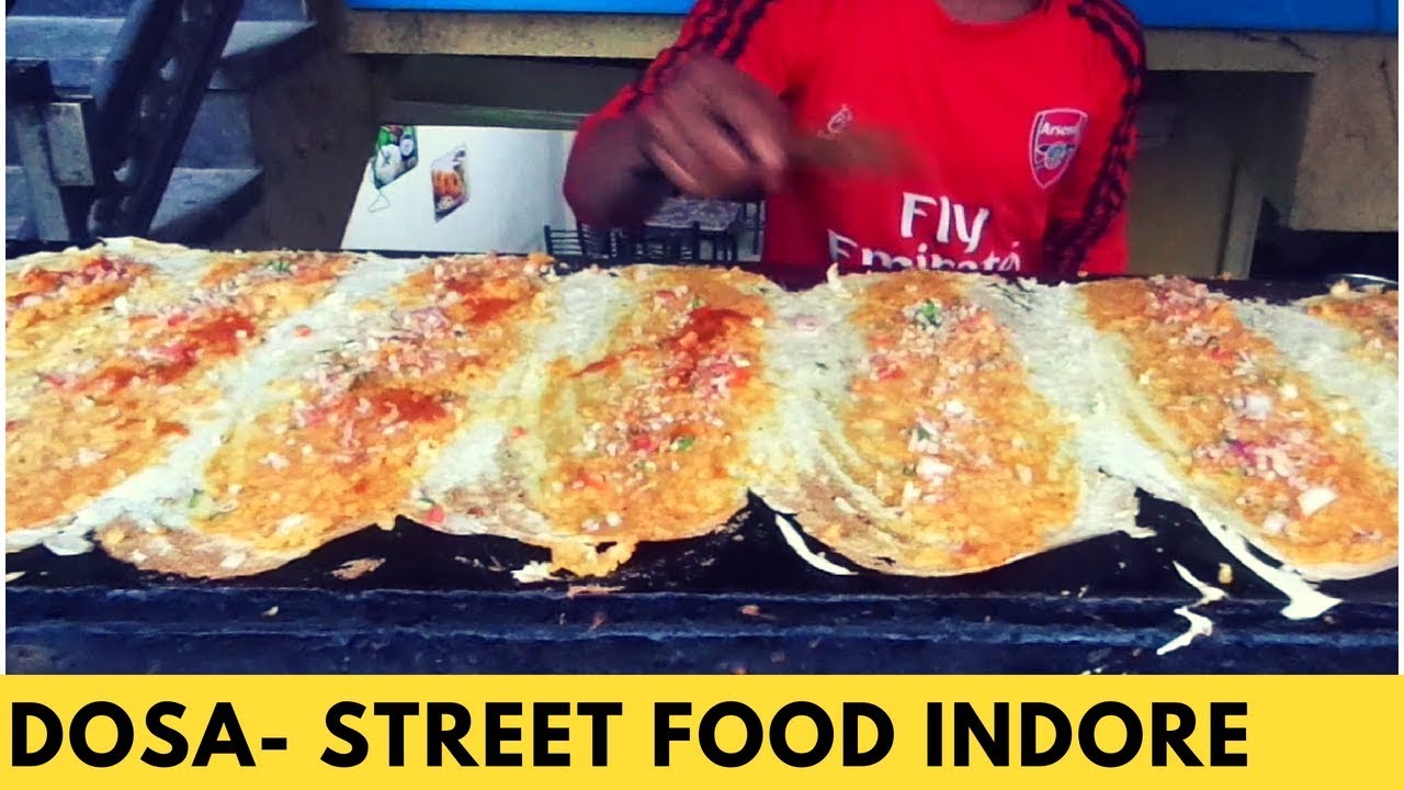 DOSA COOKING SKILL INDORE(मसाला डोसा इंदौर का स्ट्रीट फूड) | Making of Street Food Masala Dosa