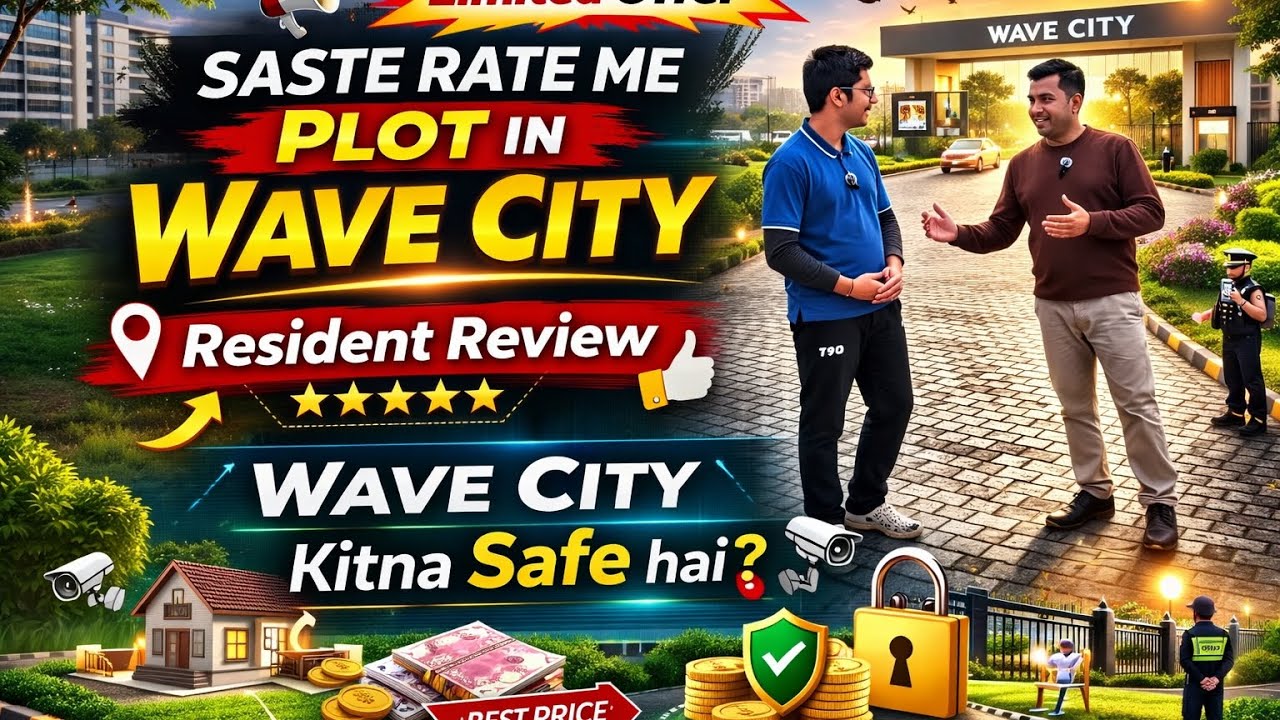 Wave City Resident Review | Wave City Plot | सबसे सस्ते प्लॉट? 🏠 | Nh24 Ghaziabad 