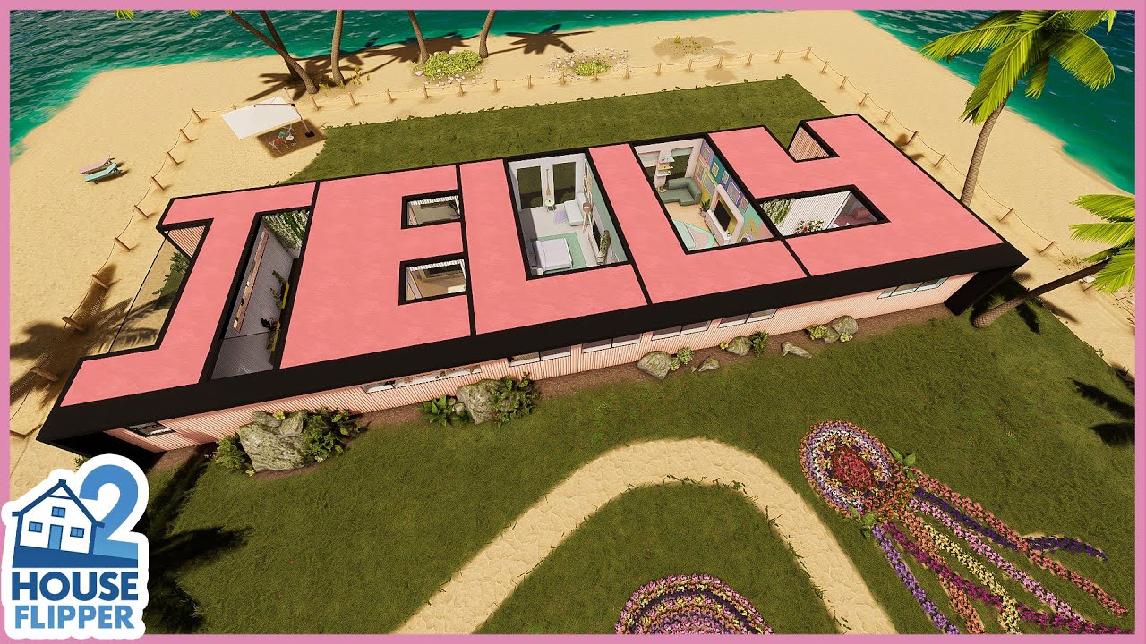 Pastel Pop Jelly Home | House Flipper 2 Sandbox Mode - Build and Tour