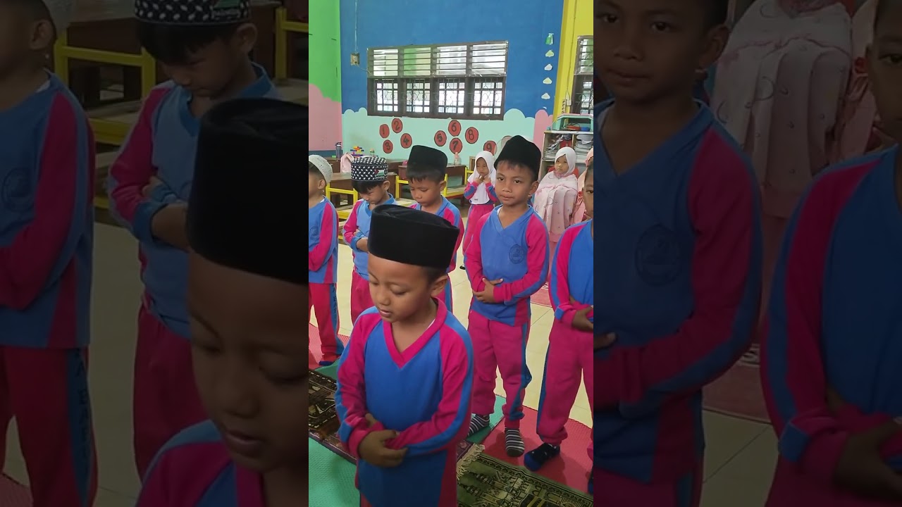 Praktek sholat subuh di kelas melati 