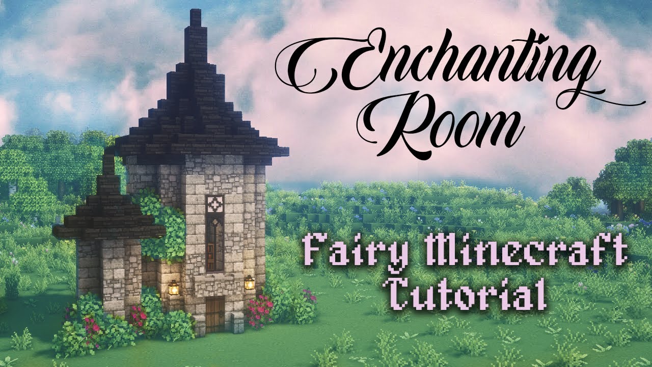 Fairy Minecraft: Enchanting Room Tutorial 🔮🌿✨Easy Fairytale Fairycore Fairy tail 🌸 Kelpie The Fox