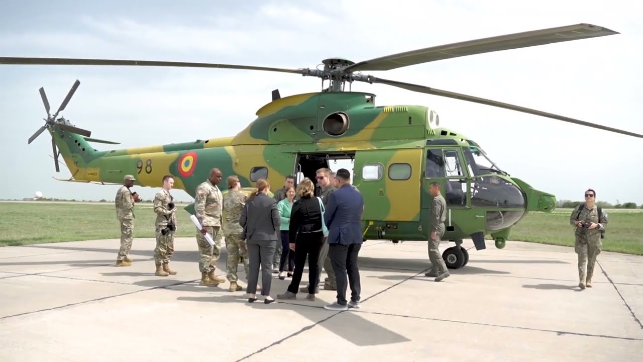 U.S. Ambassador to Romania, Kathleen Kavalec, vists Mihail Kogălniceanu Air Base Romania,