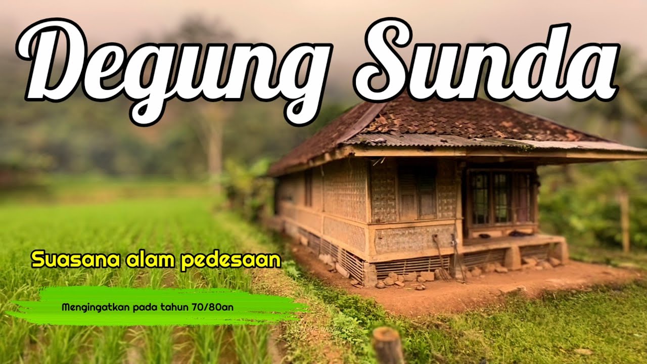 Degung Sunda Pernikahan Cocok diputar Sambil Ngopi di saung sawah sambil menikmati gerimis hujan 
