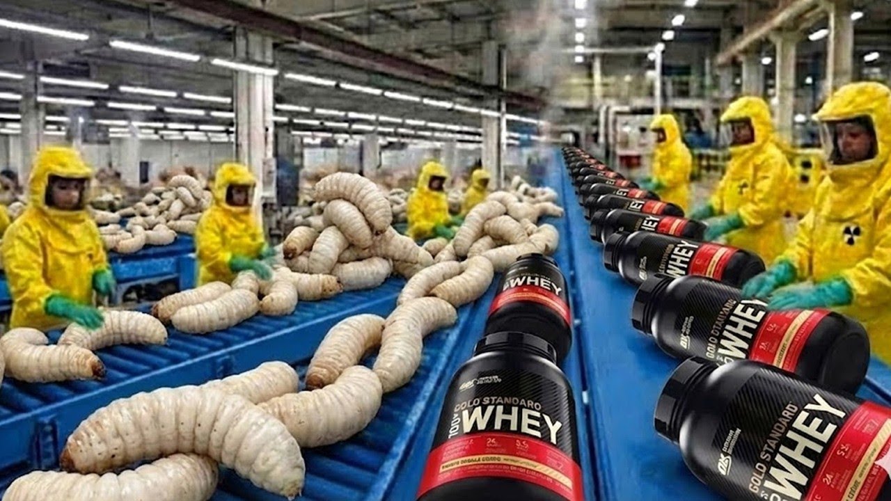 How Mealworms Are Turned Into Whey Protein in Factories – Incredible Protein Hack!