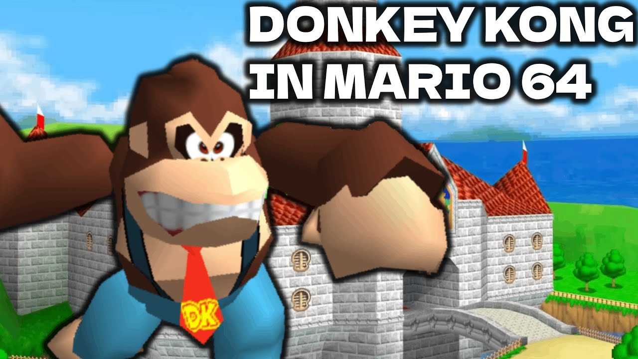 Donkey Kong Bananza, но в стиле Mario 64?