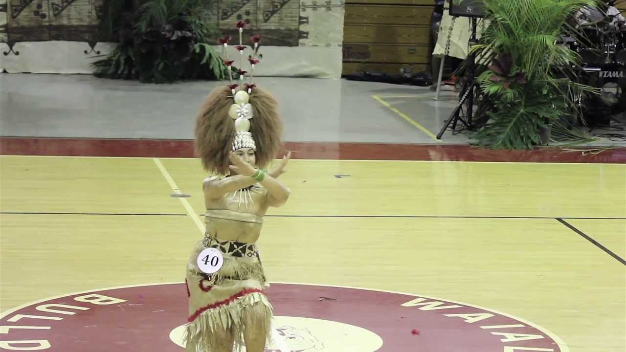 Miss Vai tupuna Taupou 2013 Matauaina Toomalatai