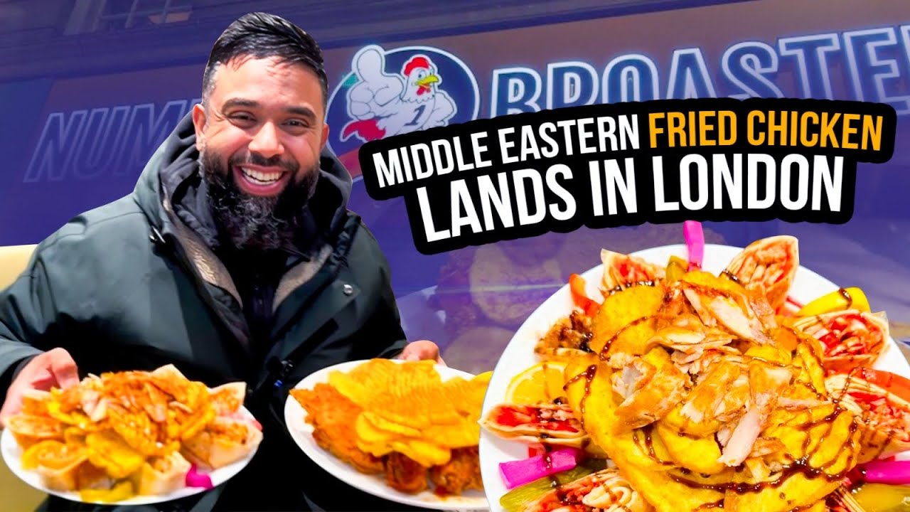 Middle Eastern broasted chicken lands in London | Injected spices & flavours...