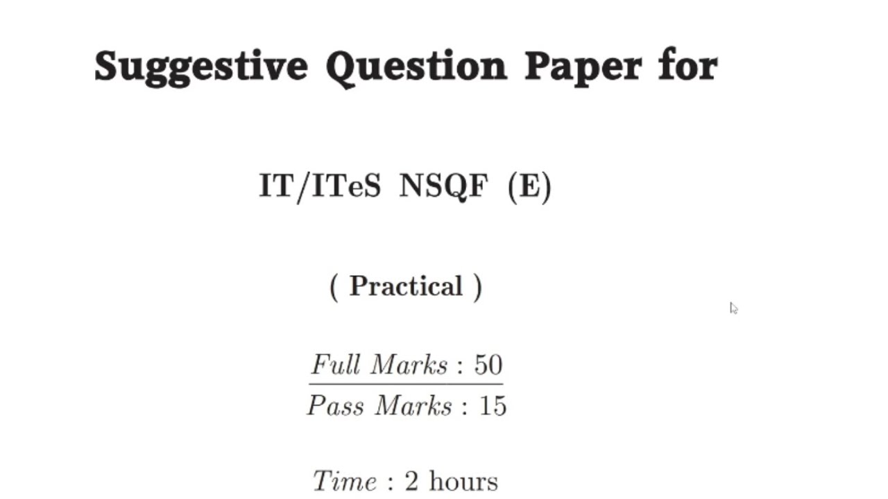 Practical Practice for IT/ITeS NSQF - HSLC 2025 Practical Exam | Audio - Asamese