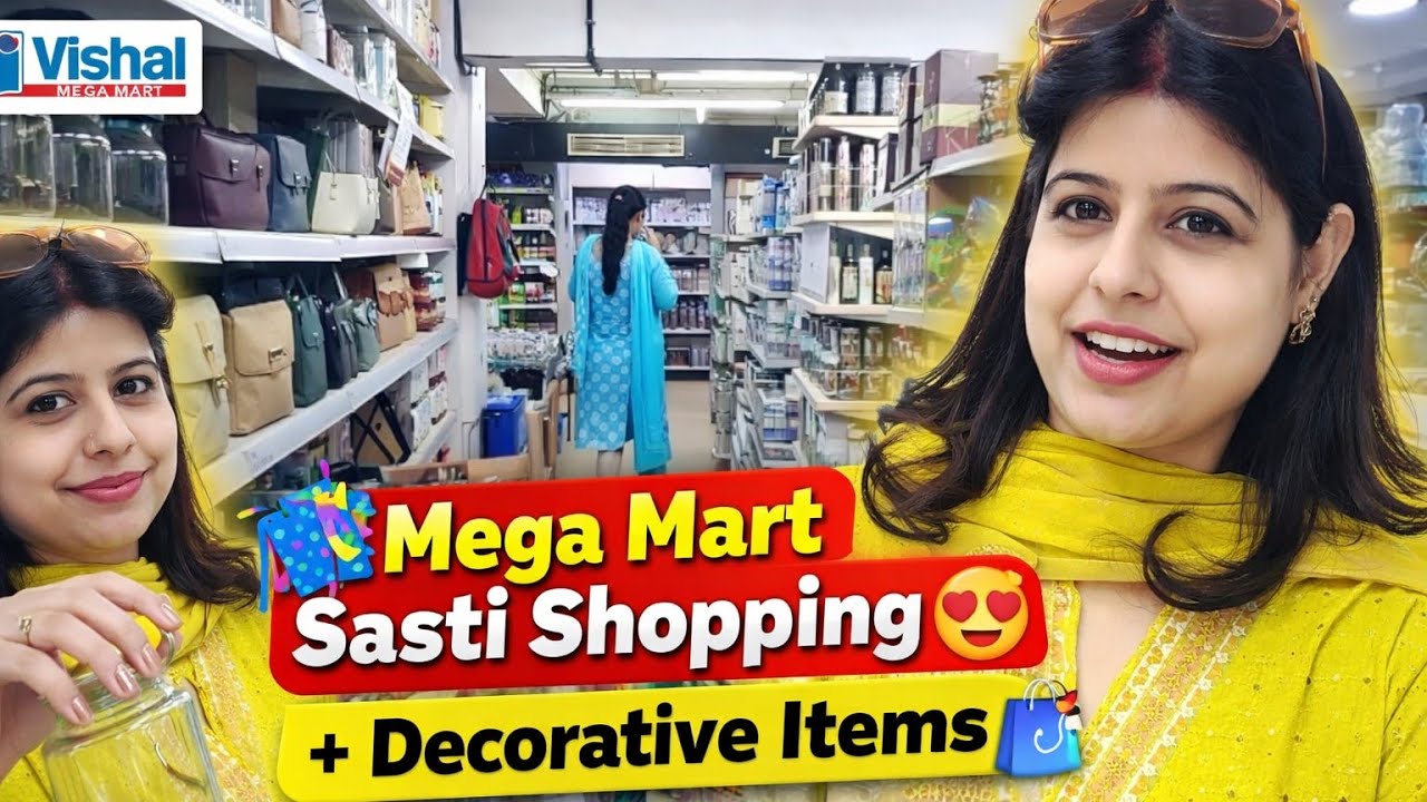 Vishal Mega Mart Mein Kya Mila? 😲#vishalmegamart 
