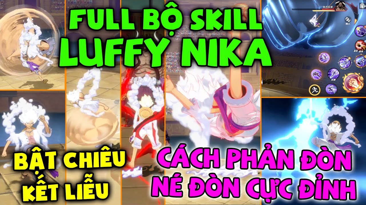 Hướng Dẫn Chi Tiết Full Bộ Skill LUFFY GEAR 5, Combo Đa Dạng Chiêu One Hit - One Piece Fighting Path