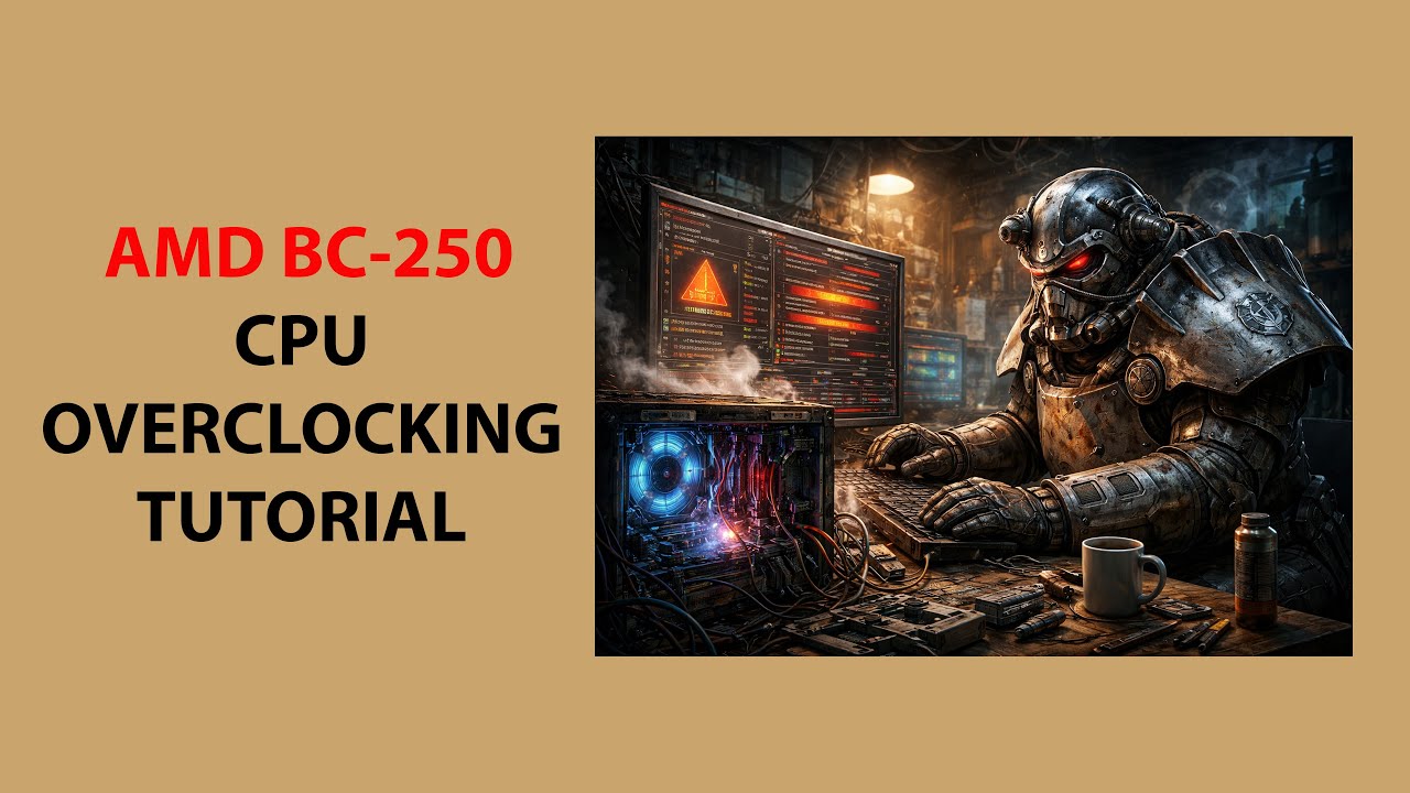 AMD BC-250 - Part VIII CPU overclocking tutorial on Bazzite.
