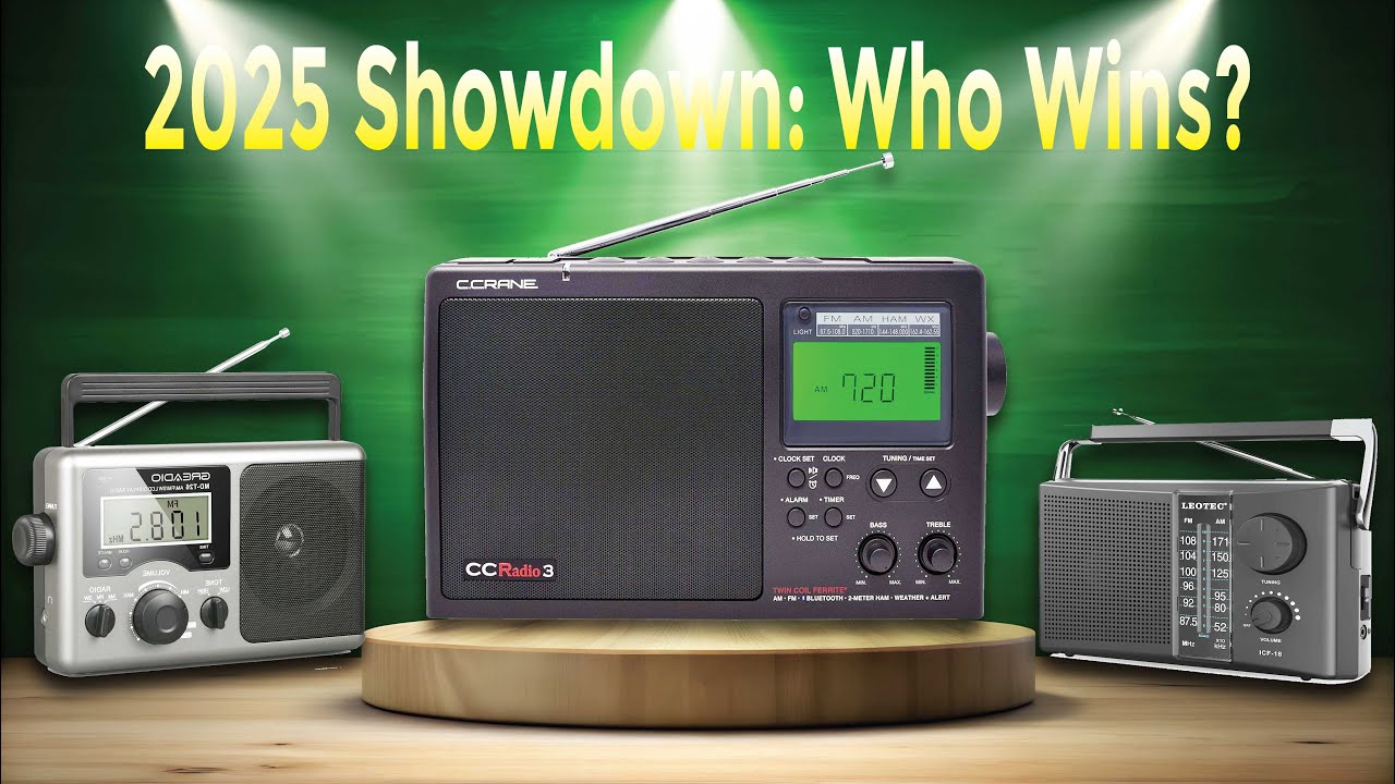 Top 5 Best Portable Radios of 2025 | Best AM/FM, Bluetooth & Emergency Radios Reviewed!