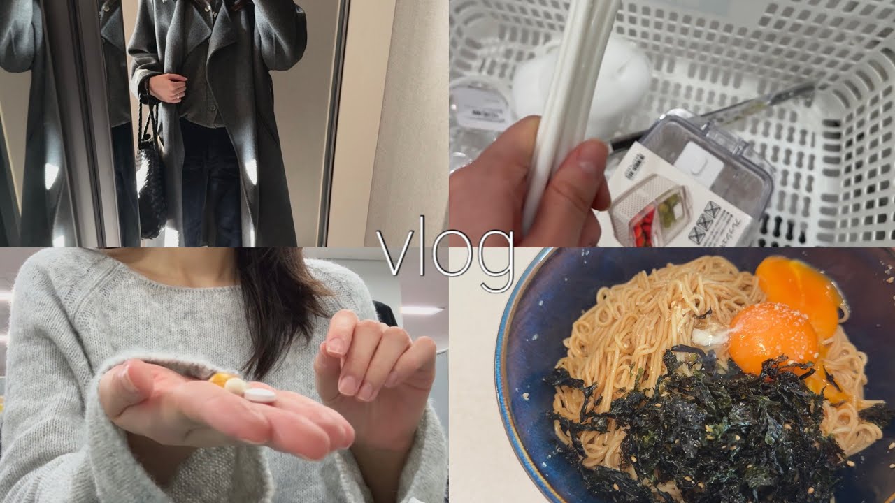 vlog|오랜만에 올려보는 브이로그.평범한직장인일상.니토리쇼핑.데이트.일주일브이로그