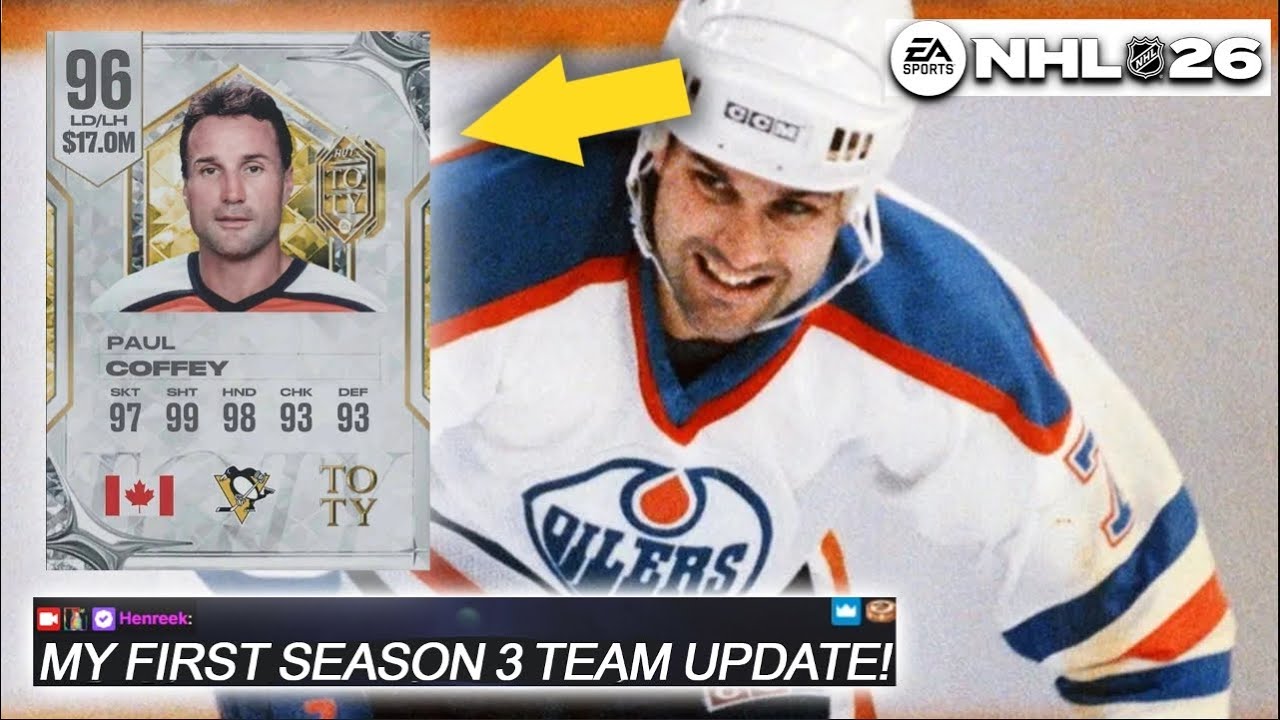 MY FIRST HUGE SEASON 3 TEAM UPDATE I NHL 26 HUT