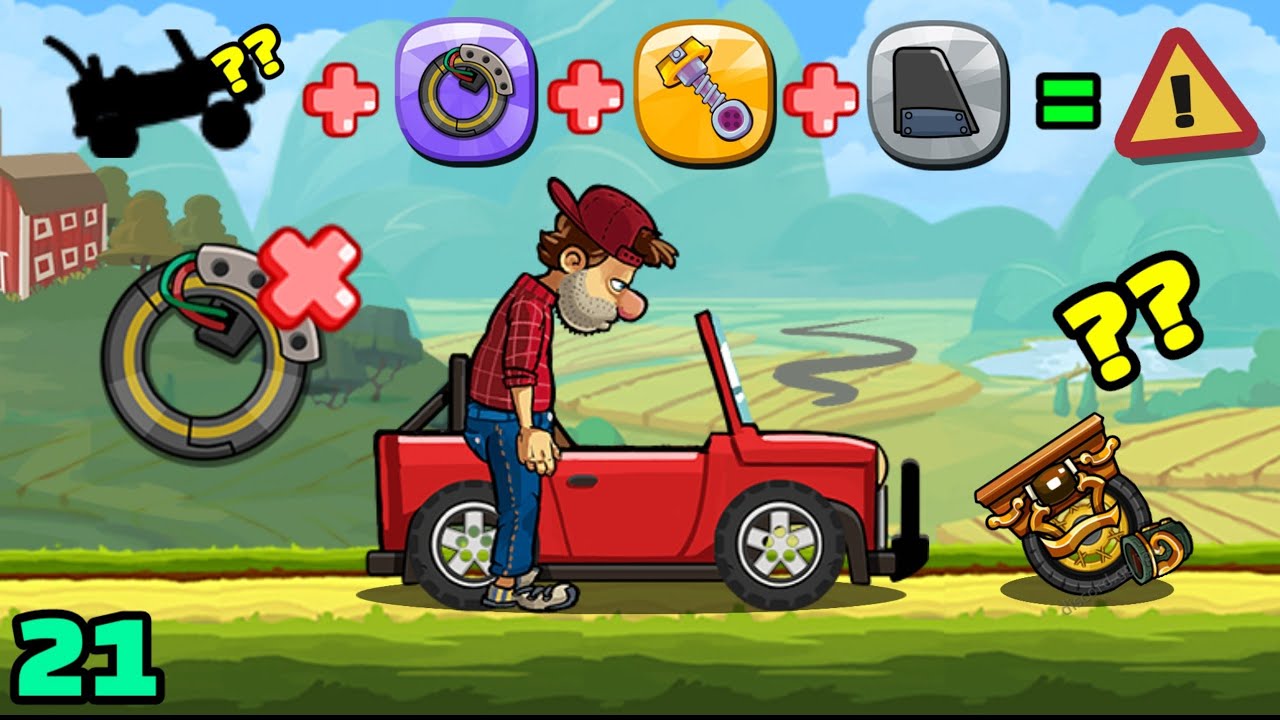 THIS PART NEVER EXIST ON MONOWHEEL 😵| 7 Easy To Hard Challenges #21 | Hill climb racing 2