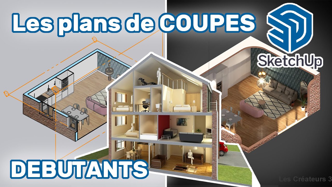 Tout savoir sur les COUPES dans SketchUp et V-Ray !