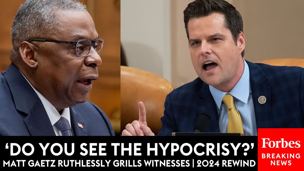 RUTHLESS: Matt Gaetz Mercilessly Grills Witnesses During House Hearings | 2024 Rewind
