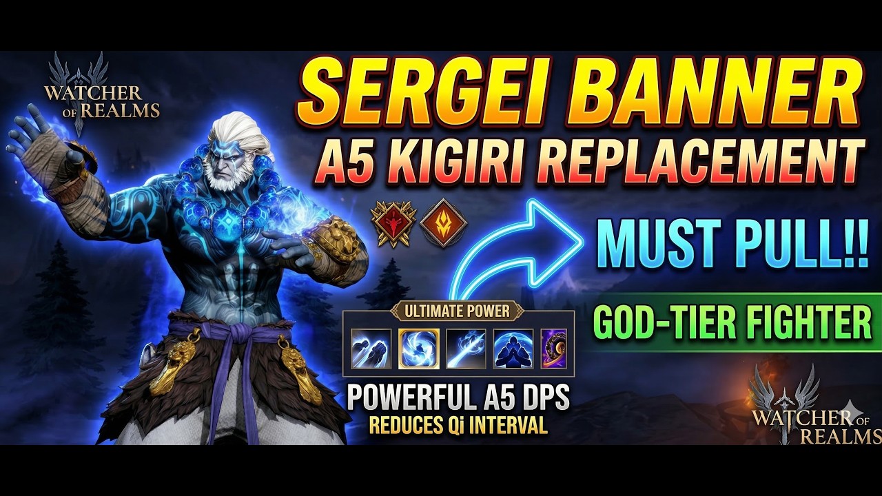 Upcoming Banner Hero Sergei Must Pull
