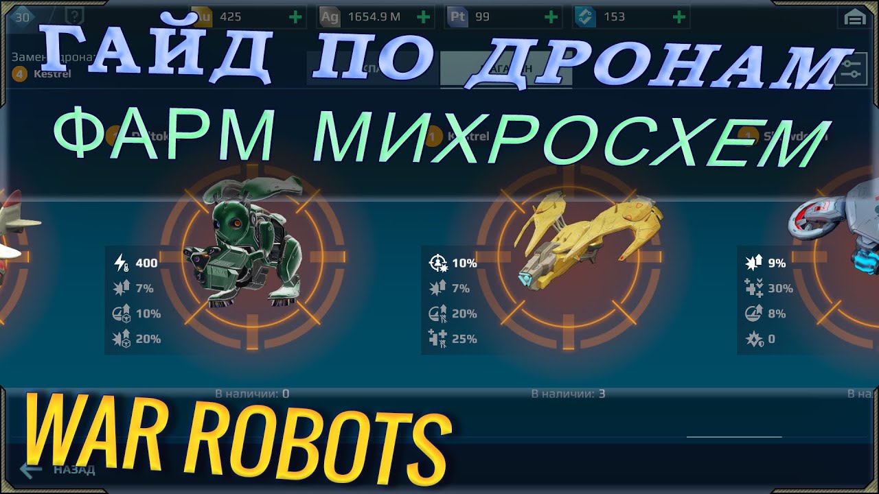 Вар роботс дроны.  Гайд и советы по всем дронам в игре War robots, стратегия и путь новичка.
