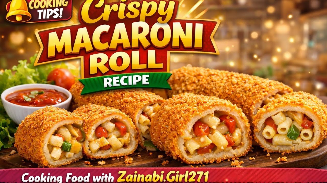 #🌯 Crispy Macaroni Roll Recipe