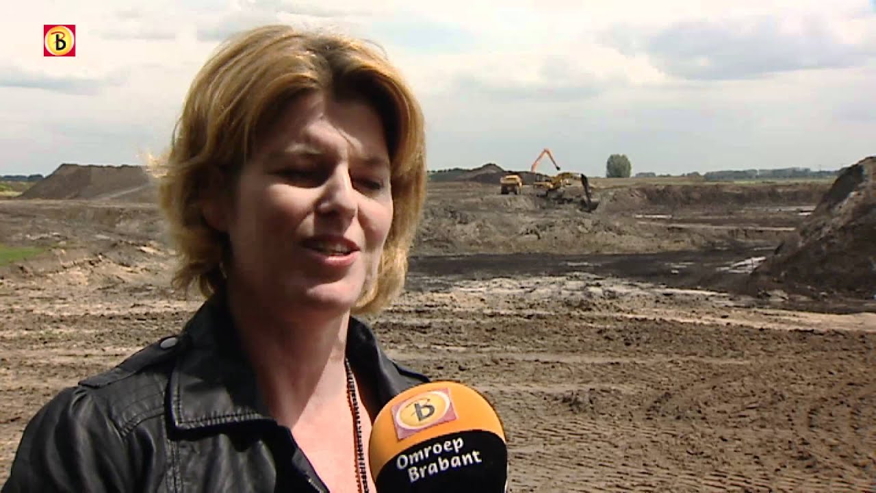 Aanleg terpen in Waspik begonnen