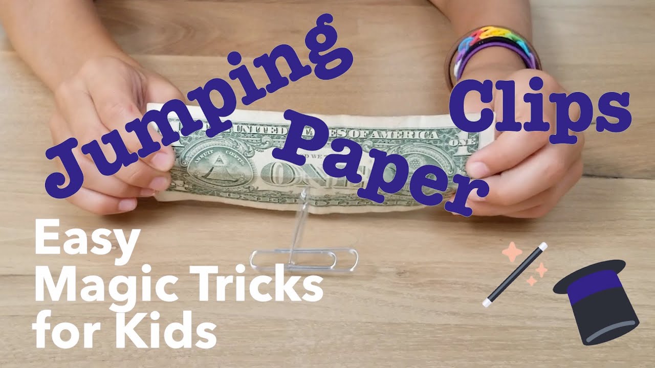 Jumping Paper Clips | Easy Magic Tricks for Kids