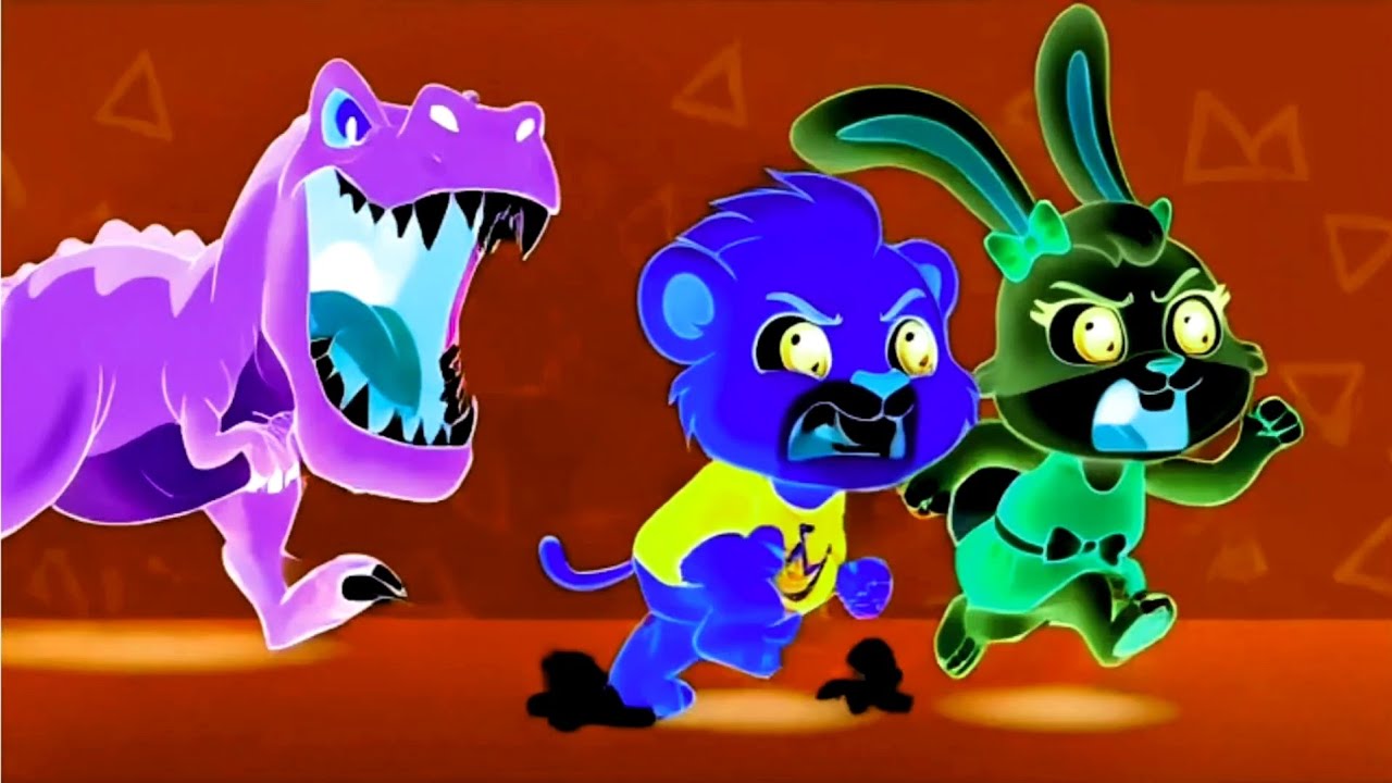 LUCAS AND FREINDS - CHASED BY A DINOSAUR (Sponsored by Gamavision Csupo Effects) 